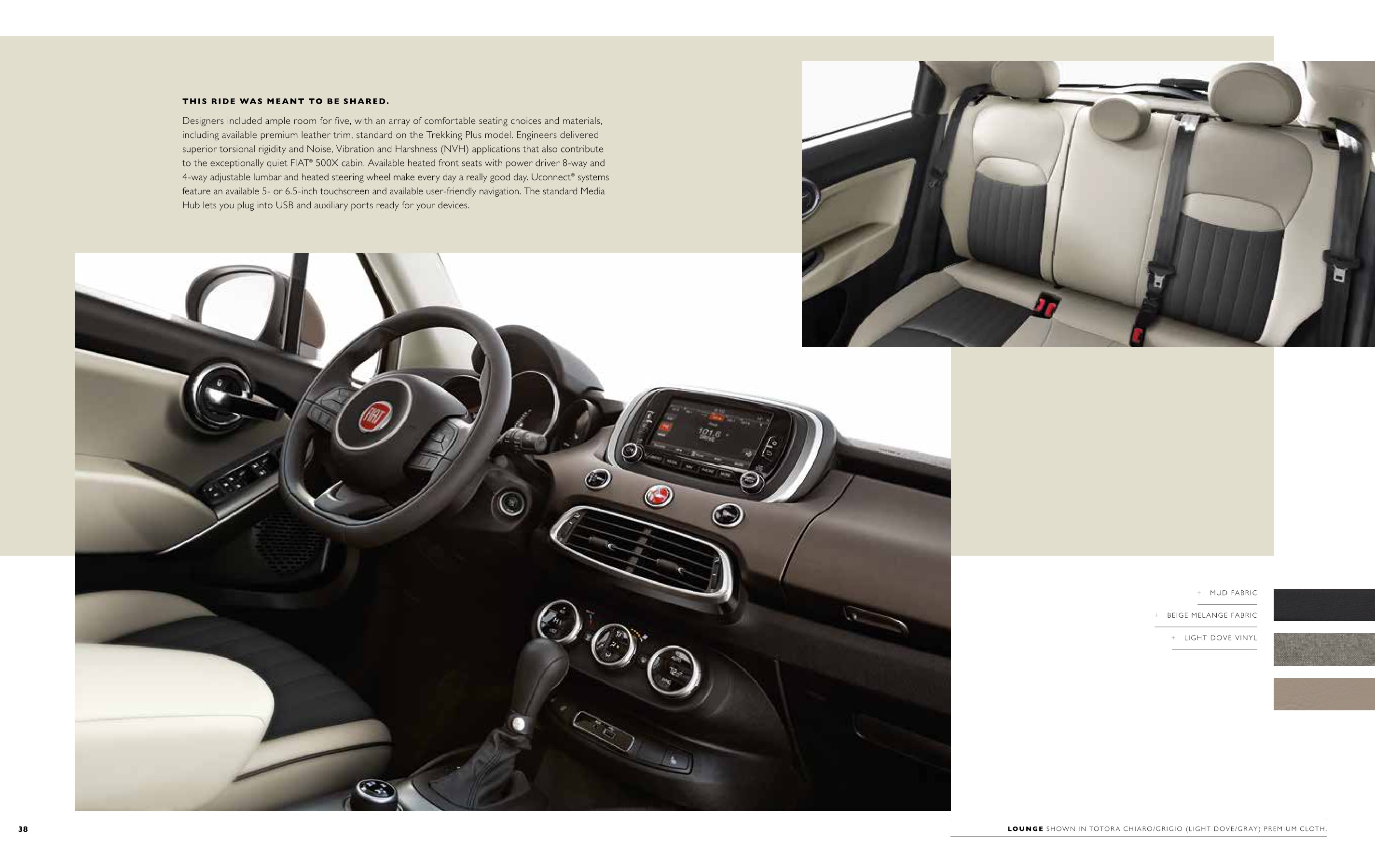 2016 Fiat 500X Brochure Page 4